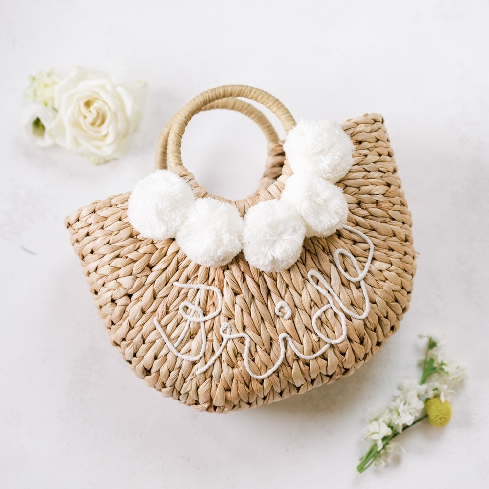 Bride Straw Purse | Perfect for Bachelorette Weekend, Honeymoon, Bridal Shower!